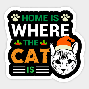 Cat T - Shirt Design Sticker